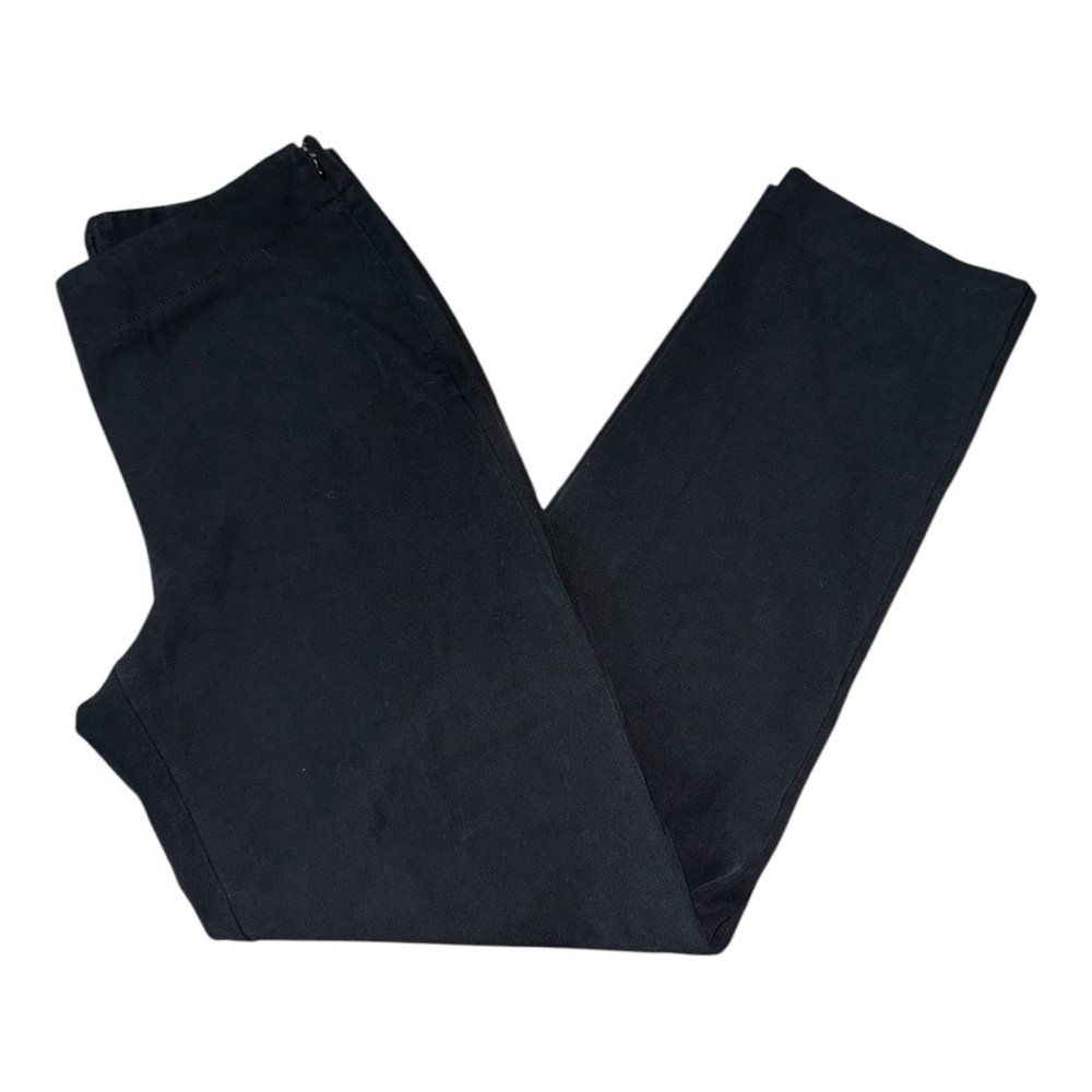 Women’s Talbots Classic Zip Up Black Pants - 6